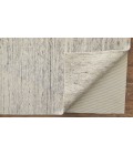 Feizy Brighton Casual Abstract, Ivory/Taupe/Silver, 2' x 3' Accent Rug