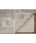 Eastfield Area Rug Feizy Eastfield Casual Abstract, Gray/Ivory, 2'-6" x 10' Runner