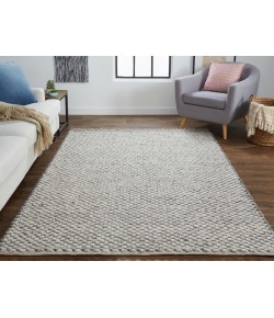 Feizy Berkeley 0812F GRAY Area Rug 9 ft. 6 in. X 13 ft. 6 in. Rectangle
