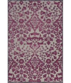 Feizy Saphir Rubus 3358F PEWTER/RASPBERRY Area Rug 2 ft. 6 in. X 8 ft. Runner