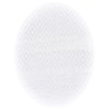 Feizy Saphir Mira WHITE/WHITE 6803490F 7 ft. 6 in. X 7 ft. 6 in. Round Rug