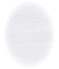 Feizy Saphir Mira WHITE/WHITE 6803490F 7 ft. 6 in. X 7 ft. 6 in. Round Rug