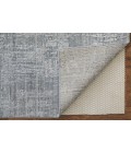Feizy Eastfield Casual Abstract, Blue/Silver, 8' x 10' Area Rug
