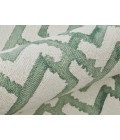 Feizy Lorrain Bohemian & Eclectic Geometric, Ivory/Green, 10' x 10' Round Rug