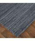 Feizy Redford Minimal Viscose Rug, Charcoal Gray/Gray, 3'-6" x 5'-6" Area Rug