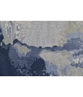 Feizy Clio Industrial Abstract, Blue/Gray/Ivory, 9' x 12' Area Rug