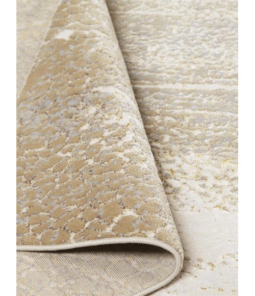 Feizy Aura IVORY/GOLD Rug AUR3739F 5 ft. X 7 ft. Rectangle - Rugs Town Feizy Aura IVORY/GOLD AUR3739F 5 ft. X 7 ft. Rectangle Rug