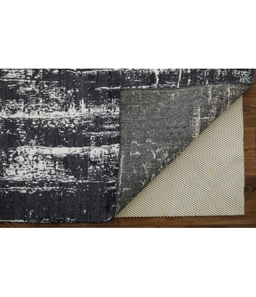 Coda Area Rug Feizy Coda Industrial Abstract, Black/White, 2' x 3' Accent Rug
