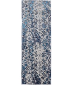 Feizy Indio 39H0F BLUE Area Rug 2 ft. 10 in. X 7 ft. 10 in. Runner