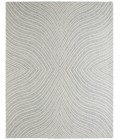 Feizy Wallace Gray/Ivory WAL8A41F 2 ft. X 3 ft. Rect. Rug