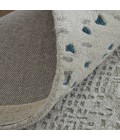 Feizy Zarah Bohemian & Eclectic Abstract, Gray/Taupe/Blue, 10' x 14' Area Rug