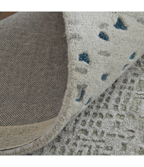 Feizy Zarah Bohemian & Eclectic Abstract, Gray/Taupe/Blue, 10' x 14' Area Rug