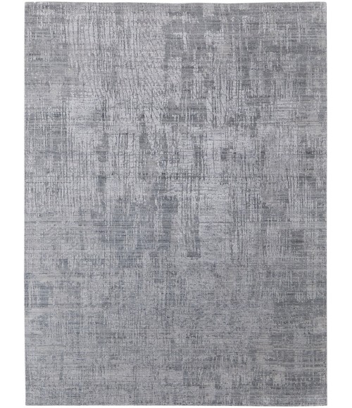 Feizy Eastfield Casual Abstract, Blue/Silver, 2' x 3' Area Rug