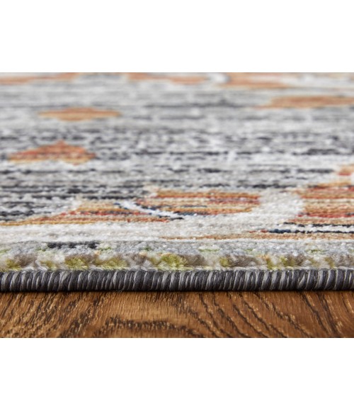 Feizy Melrose GRAY/RUST Rug MEL39P2F 5 ft. X 7 ft. 6 in. Rectangle - Rugs Town Feizy Melrose GRAY/RUST MEL39P2F 5 ft. X 7 ft. 6 in. Rectangle Rug