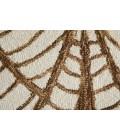 Feizy Wallace White/Brown WAL8A44F 2 ft. X 3 ft. Rect. Rug