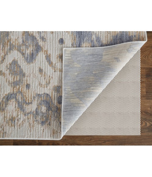 Feizy Laina BLUE/BEIGE LAI39G7F 3 ft. X 5 ft. Rectangle Rug