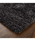 Feizy Stoneleigh Luxury & Glam Solid, Black/Gray, 9' x 12' Area Rug