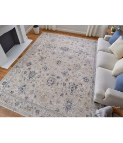 Feizy Pasha BEIGE/BLUE PAS39M7F 9 ft. 0 in. X 12 ft. 8 in. Rectangle Rug