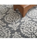 Feizy Belfort Gray/Ivory/Black Rug 8698A26F 8 ft. X 10 ft. Rect. - Rugs Town Feizy Belfort Gray/Ivory/Black 8698A26F 8 ft. X 10 ft. Rect. Rug