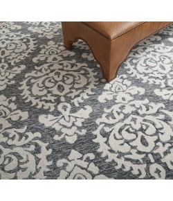 Feizy Belfort Gray/Ivory/Black 8698A26F 8 ft. X 10 ft. Rect. Rug
