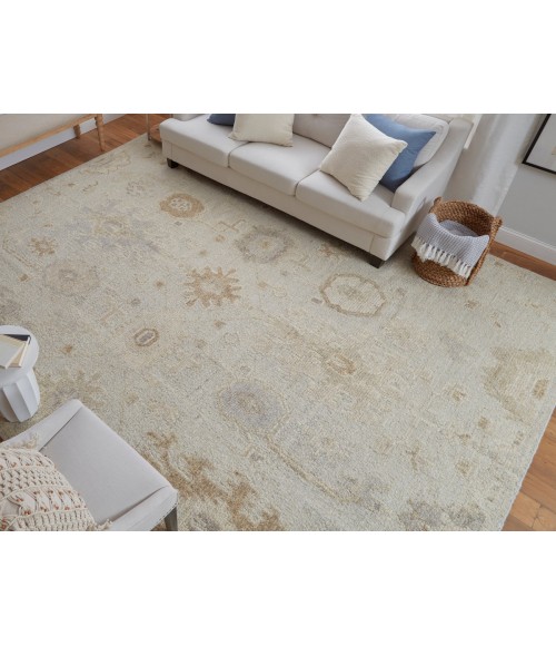 Feizy Grafton LIGHT SILVER GFT69F9F 5 ft. 6 in. X 8 ft. 6 in. Rectangle Rug