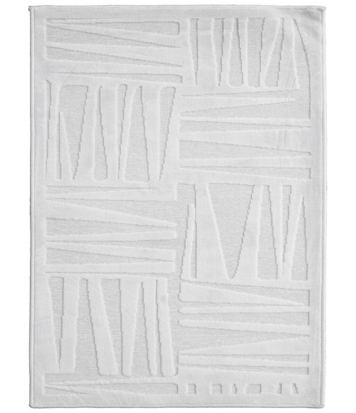 Feizy Saphir Mira WHITE/WHITE Rug 6803493F 2 ft. 6 in. X 8 ft. Rectangle - Rugs Town Feizy Saphir Mira WHITE/WHITE 6803493F 2 ft. 6 in. X 8 ft. Rectangle Rug