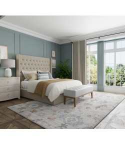 Feizy Dartmouth Tan/Brown/Blue DRT39QKF 9 ft. X 12 ft. Rect. Rug