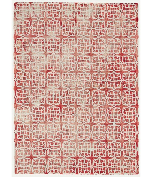 Feizy Lorrain Casual Geometric, Pink/Ivory, 2' x 3' Accent Rug