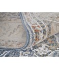 Feizy Pasha BLUE/IVORY PAS39M4F 6 ft. 7 in. X 9 ft. 6 in. Rectangle Rug