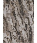 Feizy Vancouver Contemporary Abstract Rug, Charcoal Gray/Beige, 10' x 14' Area Rug