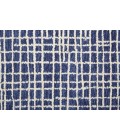 Feizy Maddox Modern Tufted Architectural Area Rug, Navy Blue, 5ft x 8ft