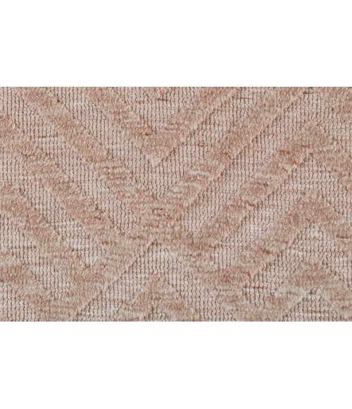 Feizy Colton Farmhouse Diamond, Pink/Ivory, 9'-6" x 13'-6" Area Rug