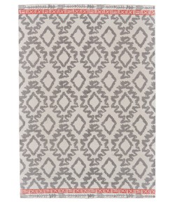 Feizy Adia I0564 GRAY/ORANGE Area Rug 8 ft. X 11 ft. Rectangle