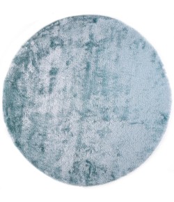 Feizy Indochine 4550F LIGHT AQUA Area Rug 8 ft. X 8 ft. Round