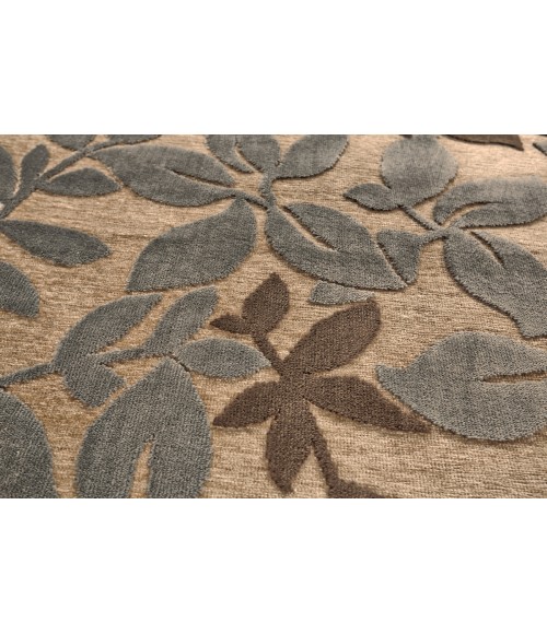 Saphir Area Rug Feizy Saphir Casual Floral & Botanical, Tan/Taupe/Brown, 9'-8" x 12'-7" Area Rug