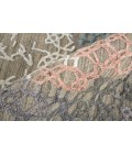 Elias Area Rug Feizy Elias Casual Abstract, Pink/Blue/Taupe, 2'-9" x 10' Runner