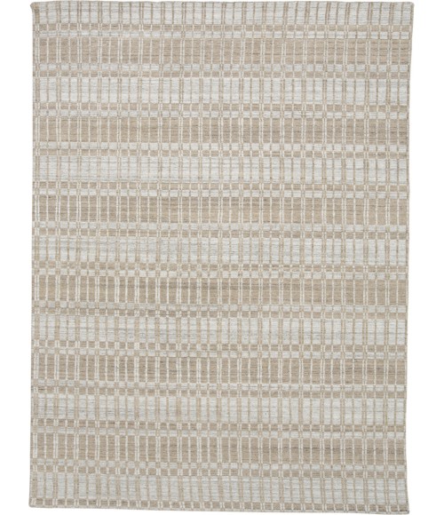 Feizy Odell TAN/SILVER 6866385F 10 ft. X 14 ft. Rectangle Rug
