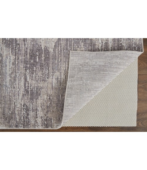 Feizy Lennon Casual Abstract, Tan/Taupe/Gray, 2'-10" x 8' Runner