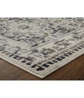 Kano Area Rug Feizy Kano Bohemian & Eclectic Distressed, Ivory/Taupe/Gray, 8'-9" x 8'-9" Round Rug