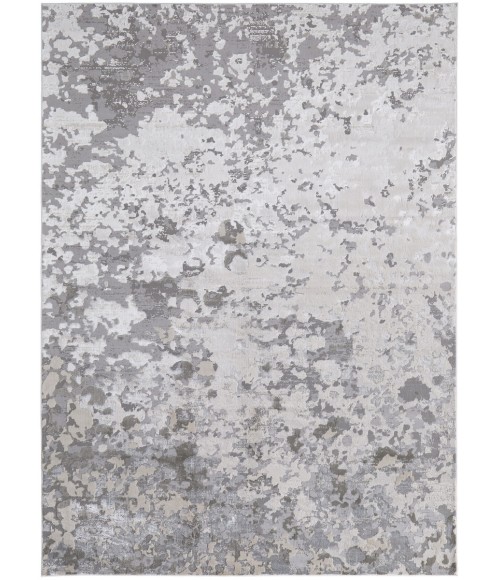 Micah Area Rug Feizy Micah Industrial Abstract, Silver/Gray/White, 13' x 20' Area Rug