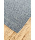 Feizy Luna Casual Solid, Gray/Blue, 10' x 10' Round Rug
