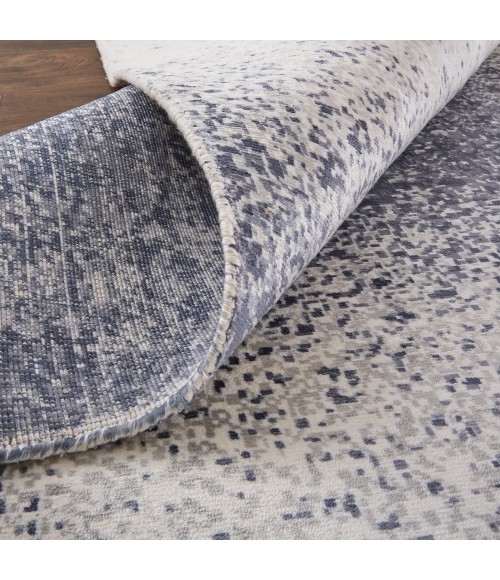 Feizy Grier Industrial Gradient & Ombre, Ivory/Blue/Gray, 8' x 10' Area Rug