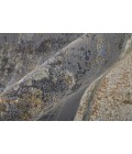 Clio Area Rug Feizy Clio Industrial Watercolor, Brown/Gray/Black, 7'-9" x 10' Area Rug