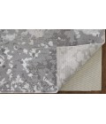 Micah Area Rug Feizy Micah Industrial Abstract, Silver/Gray/White, 13' x 20' Area Rug