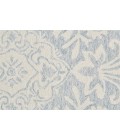 Feizy Belfort Modern Floral Paisley Rug, Celestial Blue/Ivory, 9ft x 12ft Area Rug