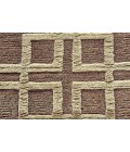 Feizy Dim Sum Luxury & Glam Geometric, Tan/Ivory, 5'-6" x 8'-6" Area Rug