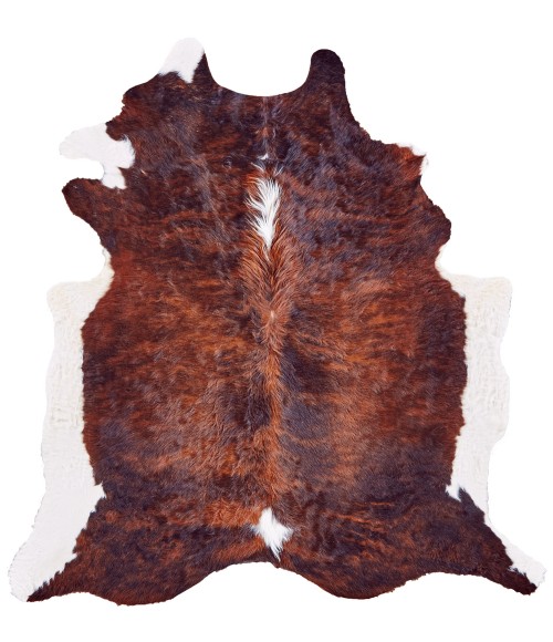 Feizy Bartlett Cabin & Lodge Animal Print, Brown/White/Black, Small Shaped Rug