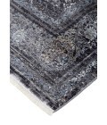 Feizy Sarrant Bohemian & Eclectic Medallion, Gray/Silver/Ivory, 9'-6" x 12'-7" Area Rug