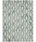 Feizy Lorrain Bohemian & Eclectic Geometric, Ivory/Green, 10' x 10' Round Rug