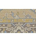 Goshen Area Rug Feizy Goshen Classic Medallion, Taupe/Tan/Blue, 5'-6" x 8'-6" Area Rug